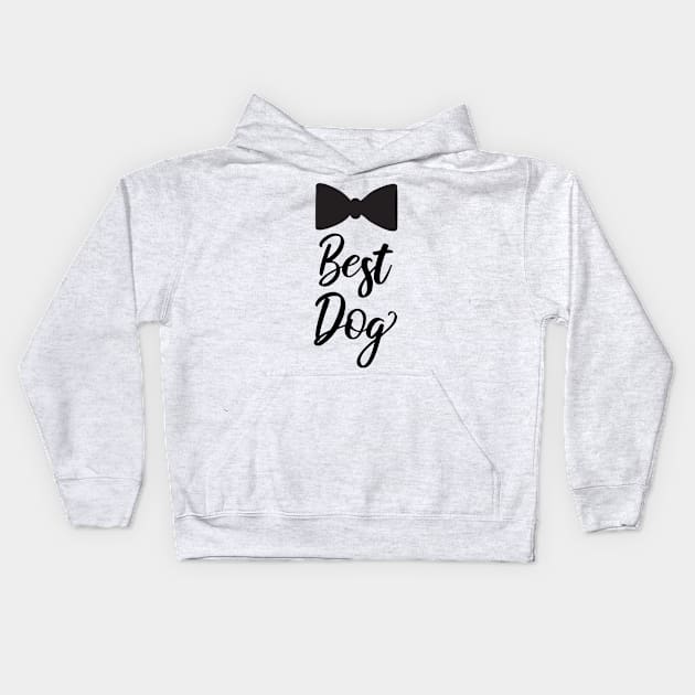 Wedding Dog  , best dog Kids Hoodie by TeeAMS